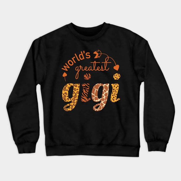 World's Greatest Gigi Crewneck Sweatshirt by Gillentine Design